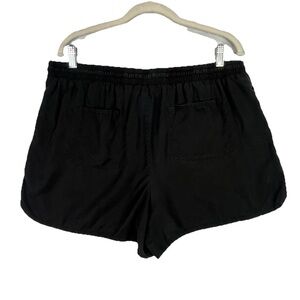 Juicy Couture Black Athletic Drawstring Shorts